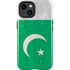 Pakistan Flag Distressed iPhone 14 Plus Impact Case